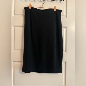 Black Philosophy pencil skirt